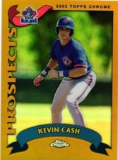 2002 TOPPS CHROME GOLD KEVIN CASH RC ROOKIE #672