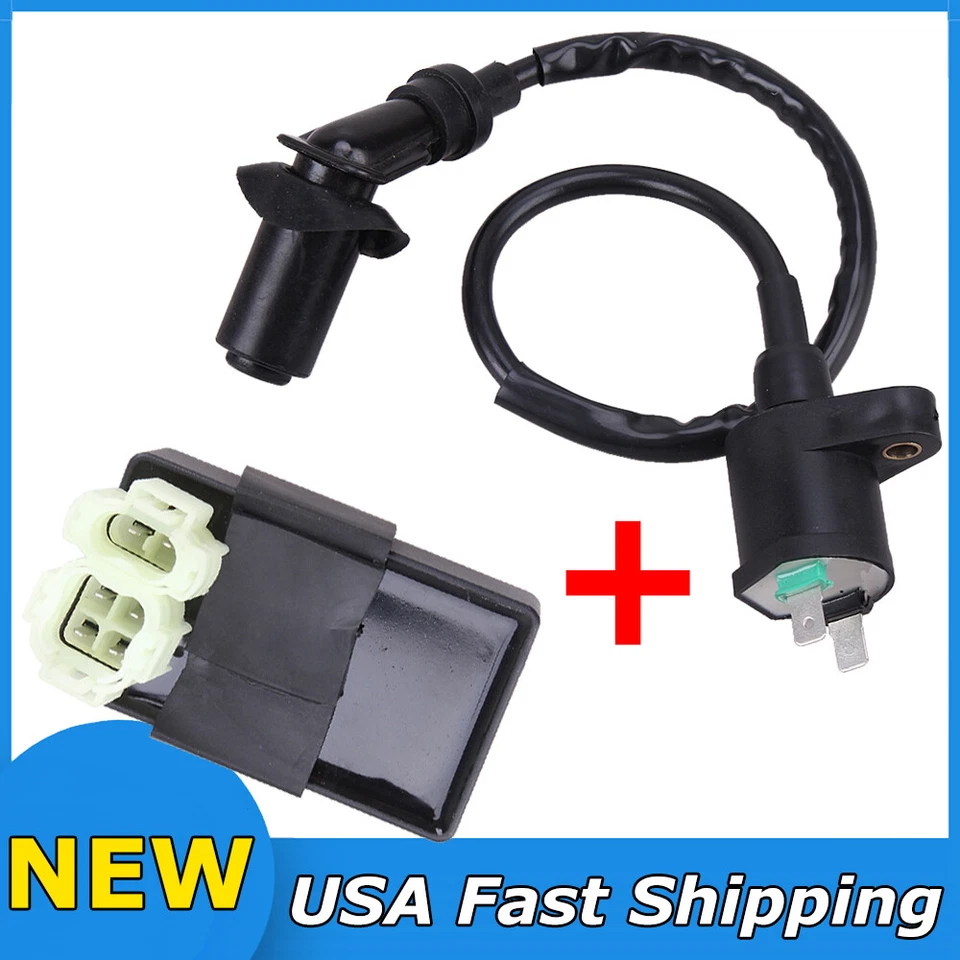 CDI Box + Ignition Coil For Honda FourTrax 250 TRX250 2X4 1985-1996 Foto 2 de 4