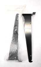 Lot of 2 10-1/2" Shelf Slatwall Brackets Replacements Black Finish Set