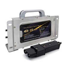 48V 15 AMP Golf Cart Waterproof Battery Charger for 48 Volt Yamaha G19-G22 Go...