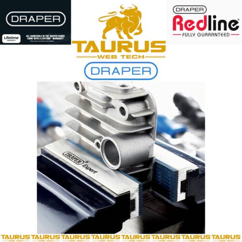 DRAPER Expert Mandíbulas de Vicio Suave 100 mm Par Hágalo Usted Mismo Imanes de Alta Resistencia Cara de Goma Reino Unido - Imagen 2 de 4
