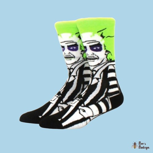 'Beetlejuice' Socks *Horror* *Tim Burton* - Picture 1 of 2