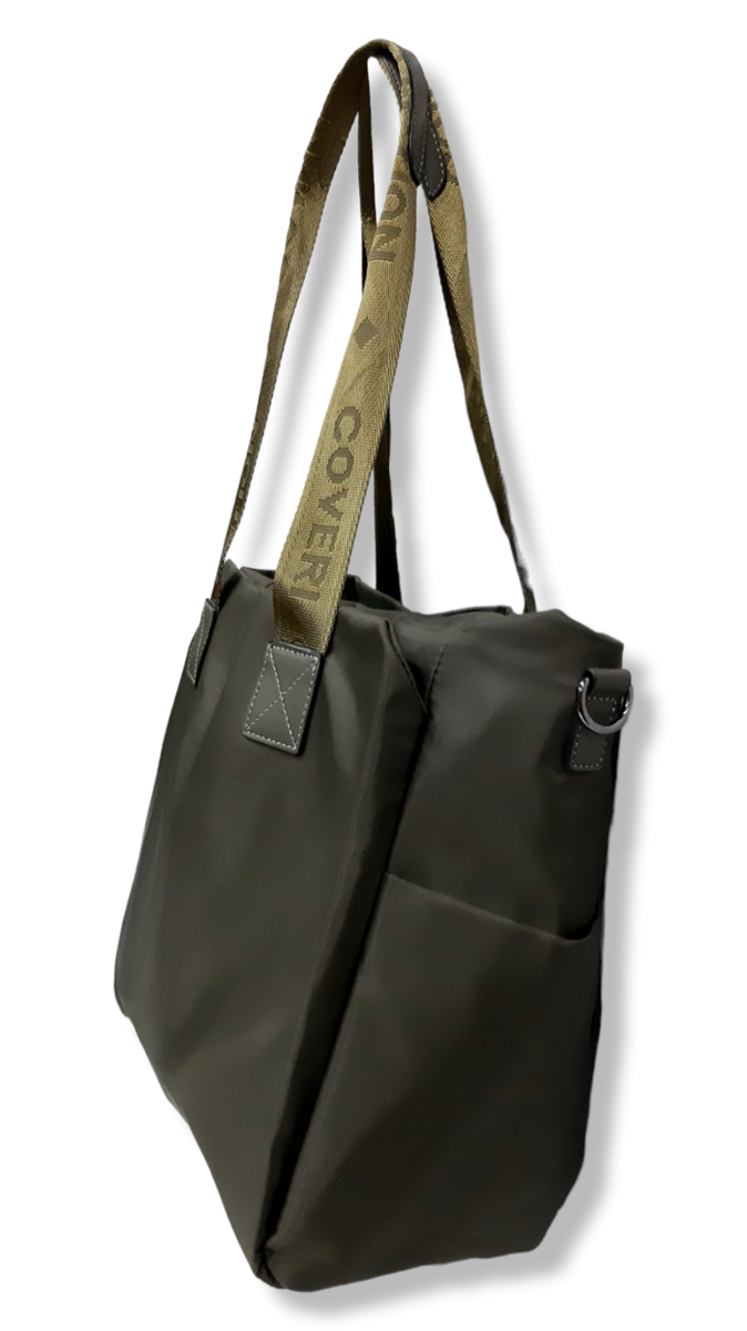 URAQT Borsa Tracolla Donna Grande In Nylon Leggero - Shopper Spaziosa Impermeabile Per Tutti I Giorni, Viaggi E Ufficio - Foto 7