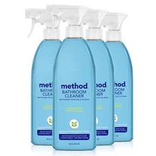 Bathroom Cleaner Removes Mold + Mildew Stains Eucalyptus Mint 28 Fl Oz Pack of 4