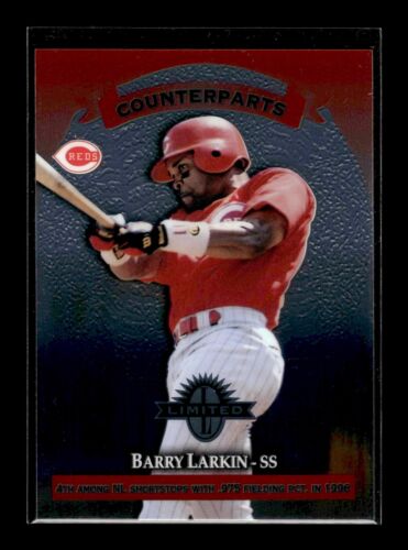 1997 Donruss Limited #10 Barry Larkin Rey Ordonez C (EX)(BAS)