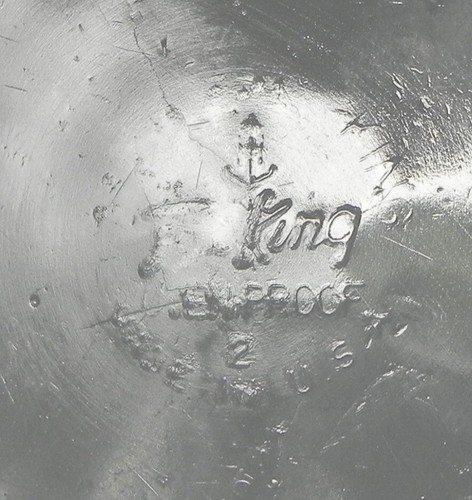Fire King 1 Quart Runde Auflaufform #436 + Pyrex Deckel, Obsternte Muster, Exc - Bild 9 von 10