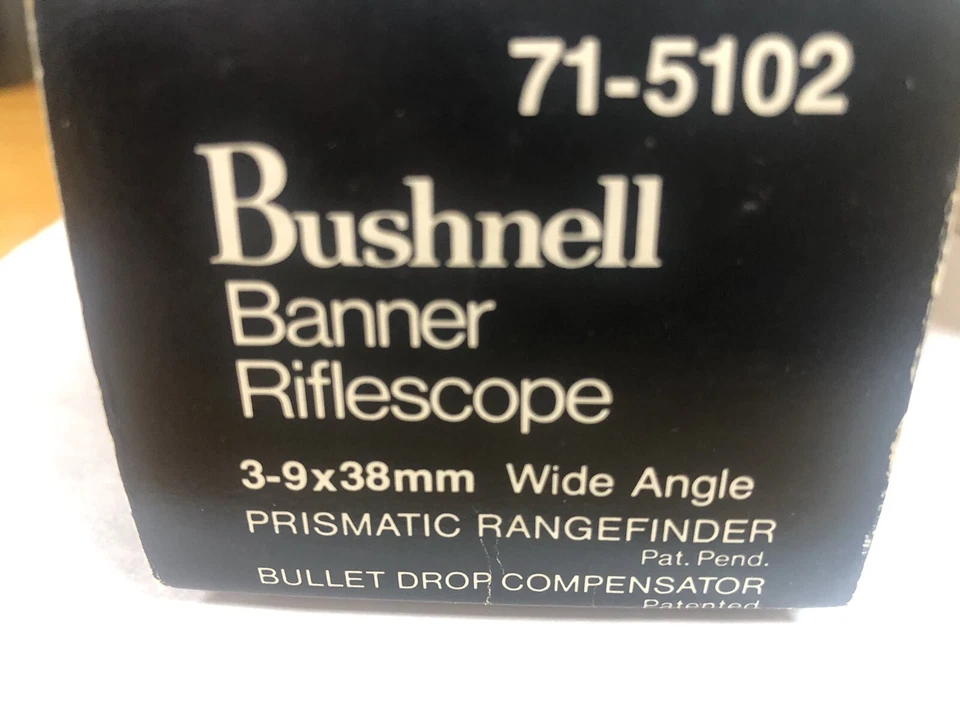 Telémetro prismático BDC BUSHNELL BANNER 3-9x38 gran angular, JAPÓN, RARO Foto 3 de 4