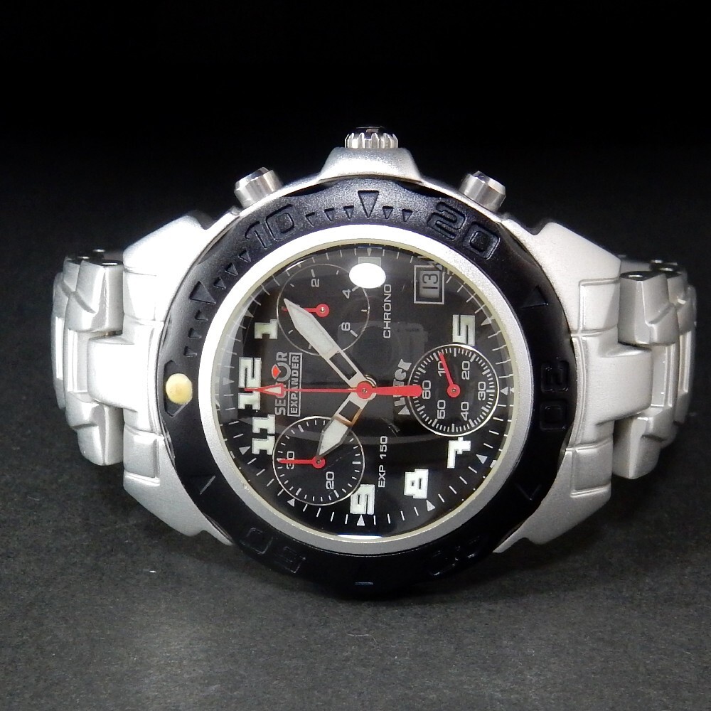 Working Sector Expander Alminium 100M Chronograph Quartz Mens 