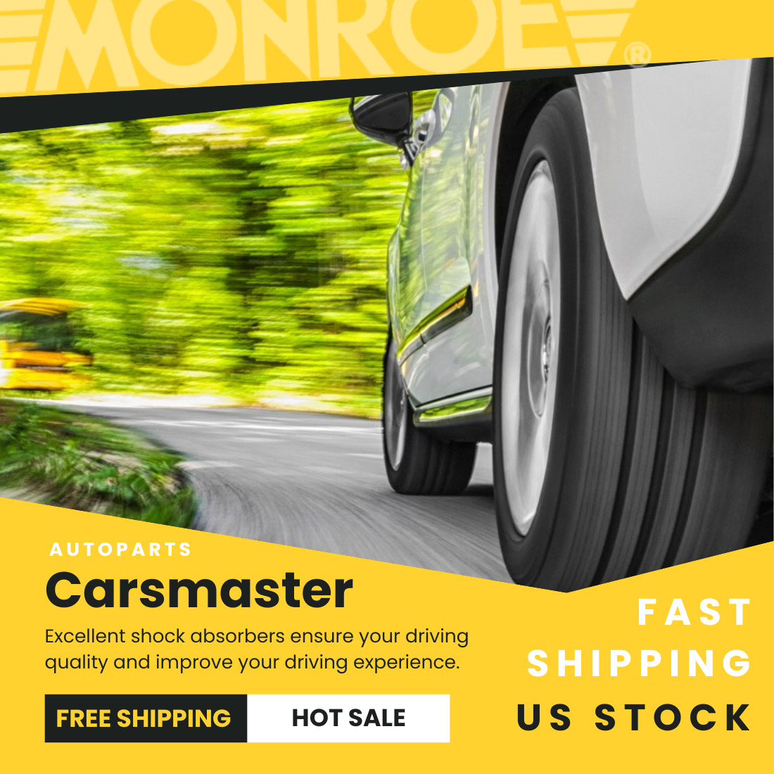 For Chevy P30 Van GMC P35 P3500 Van Complete Front & Rear Shocks Monroe Magnum thumbnail 5