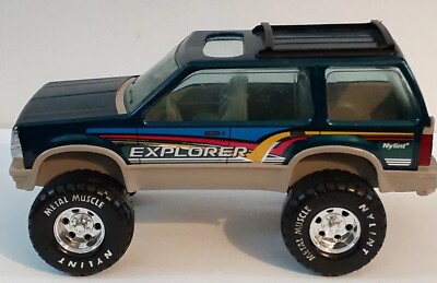 80s Vintage Nylint SUV Ford Explorer Model Toy Truck 4x4 Blue