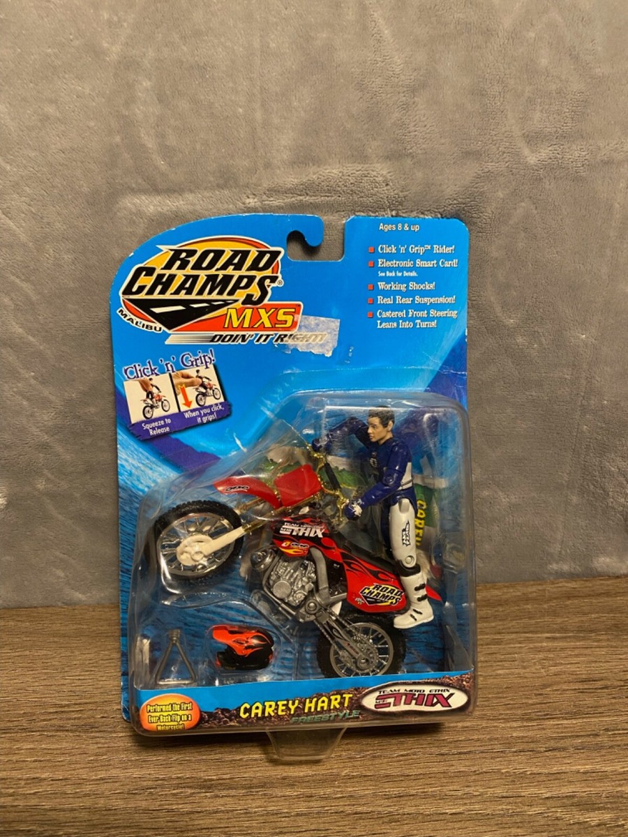 NEW ROAD CHAMPS MXS MOTO X CAREY HART FIRST BACKFLIP CR 250 TOY