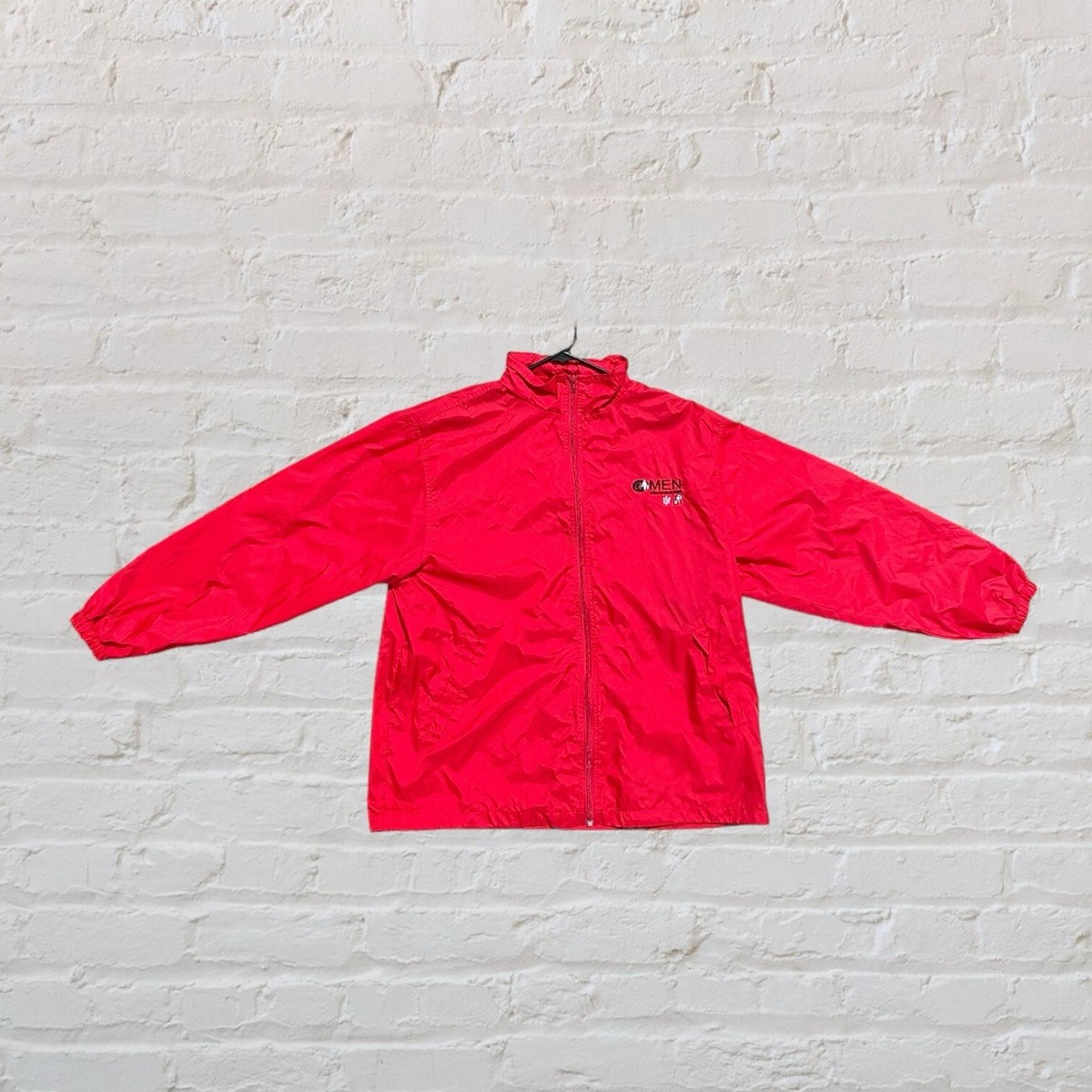 【GRAVER】Elbow Heart Smile Red Clip Windbreaker Red Clique Windbreaker Jacket