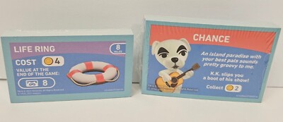 Monopoly Animal Crossing Replacement Chance Cards Decoration Nook Miles Cards