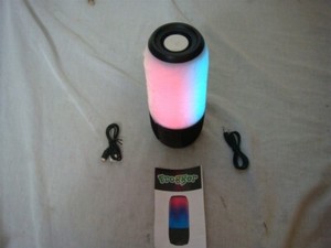bluetooth speaker with led light show
