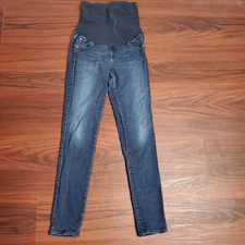 womens ADRIANO GOLDSCHMIED A pea in the pod maternity skinny jeans size 29 R