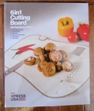 6  IN  1  MULTIFUNCTIONAL  CUTTING  BOARD  by  XPRESS USA   BLUE. (J)