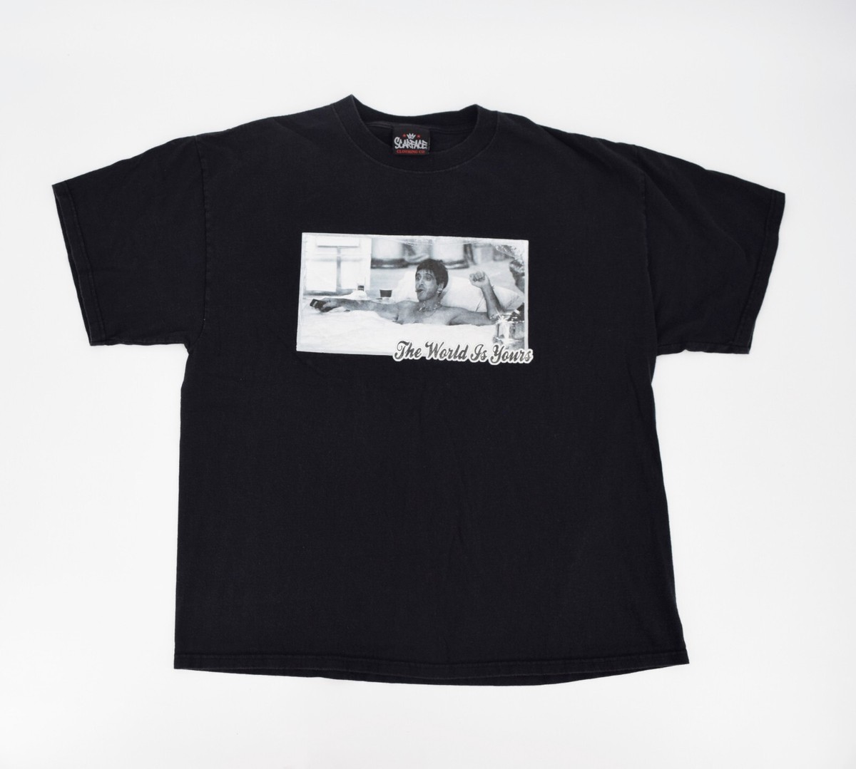 Vintage 90s Scarface Tony Montana The World Is Yours Bath Scene 