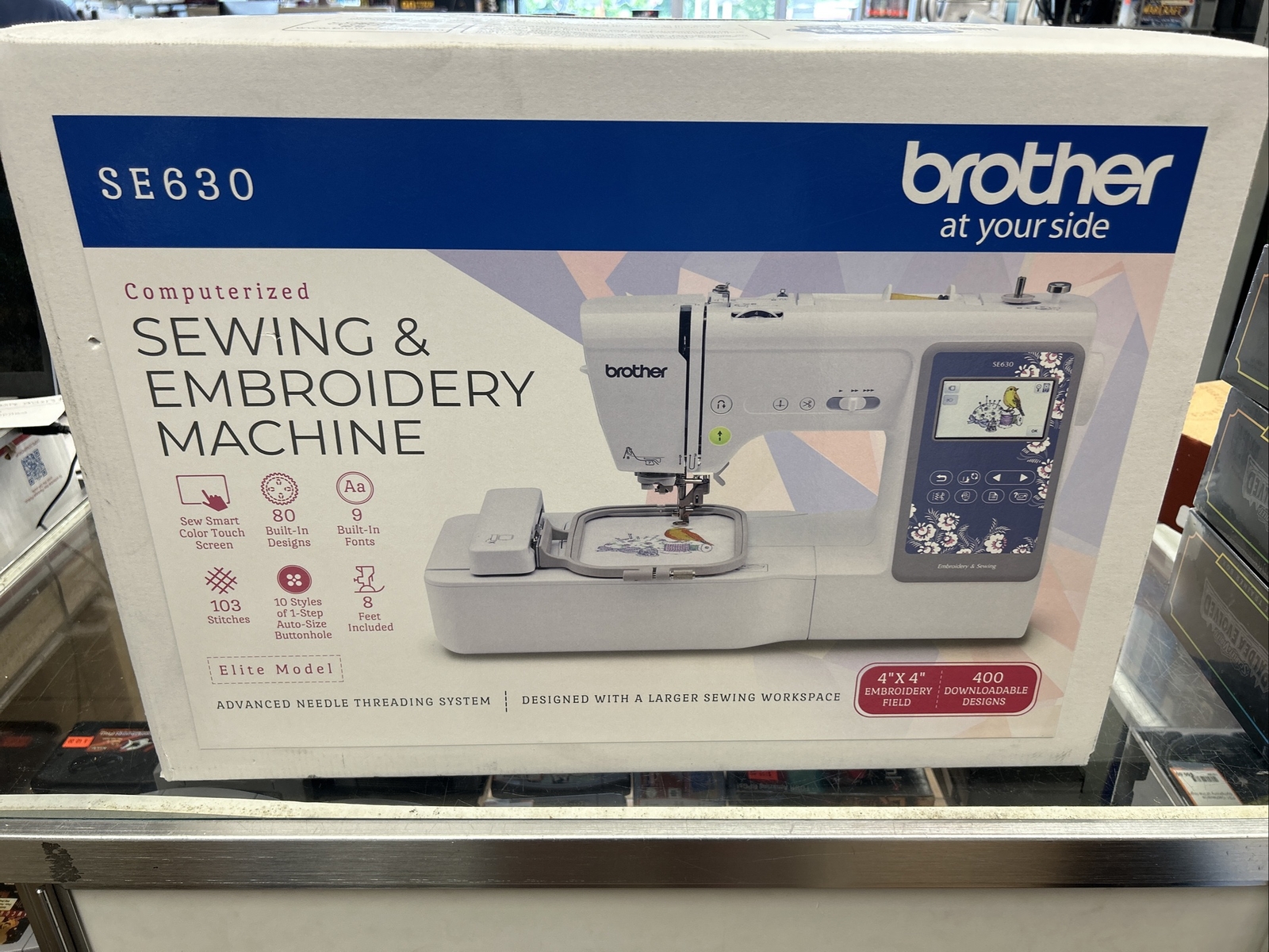 NEW Brother SE630 Computerized Sewing and Embroidery Machine SEALED