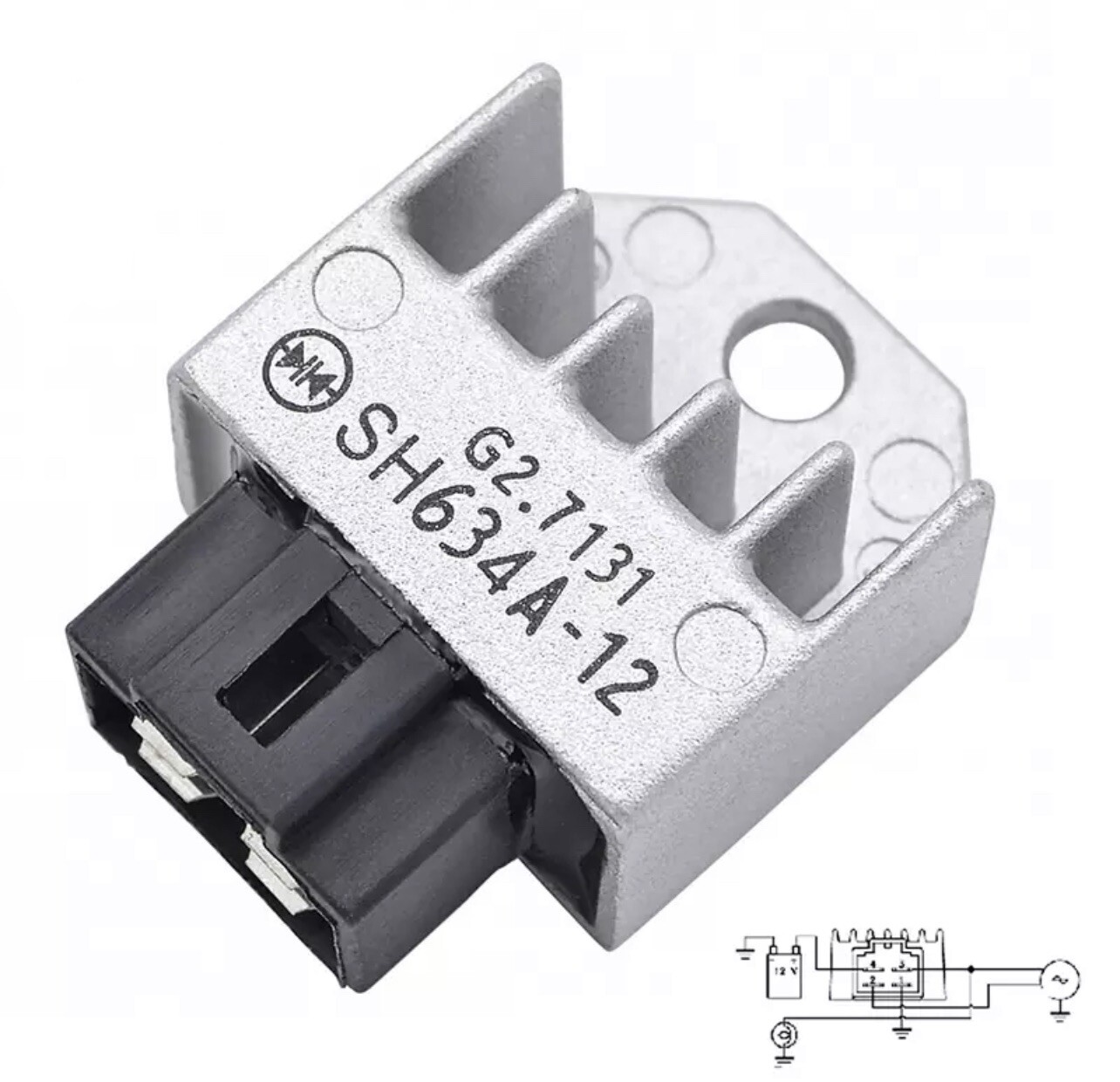Régulateur de tension HONDA SRX50 SRX100 NSR50 redresseur moto 12V neuf