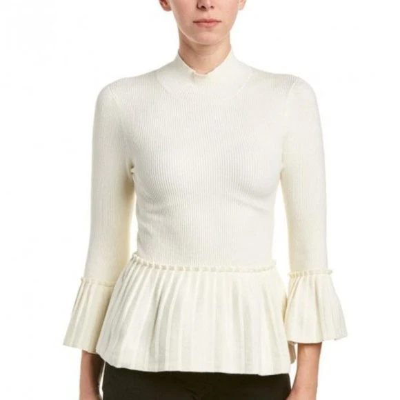 Ted baker peplum sweater sale