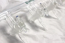 5 Port Vacuum Manifold Glass Stopcocks Chemglass CG 4441 03 Controlled Gas Flow