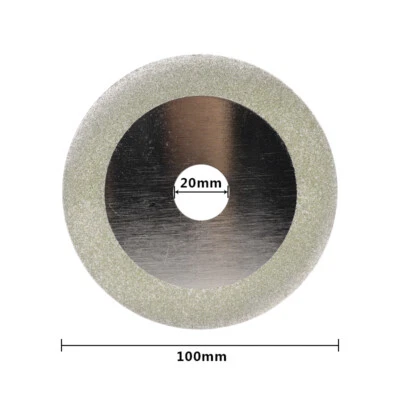 XCAN 100mm Diamant Trennscheibe Glas Metall Schleifscheibe Kreissägeblatt für Dremel