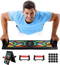 Push Up Board 12 in 1 Fitness Workout Train Gym Muscle Exercise Pushup Stand