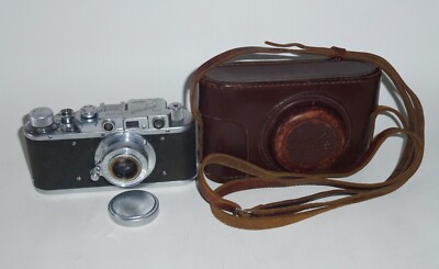 Zorki-1 KMZ 1949 Soviet Rangefinder Leica Type Camera+Industar-22