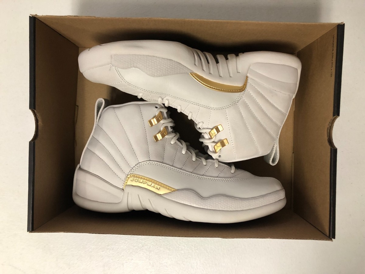 Nike Women's Air Jordan 12 Retro Phantom Metallic Gold FD9101-007