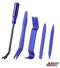 5 PCS Car Trim Interior Clip Kit Removal Tool Set Hand Tools Pry Bar Panel Door