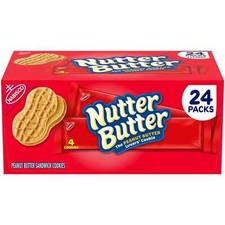 Nutter Butter Peanut Butter Sandwich Cookies 24 pk.