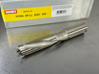 Dormer 31/32'' Indexable Drill Replaceable Tip H853 Hydra 3xD H85331/32