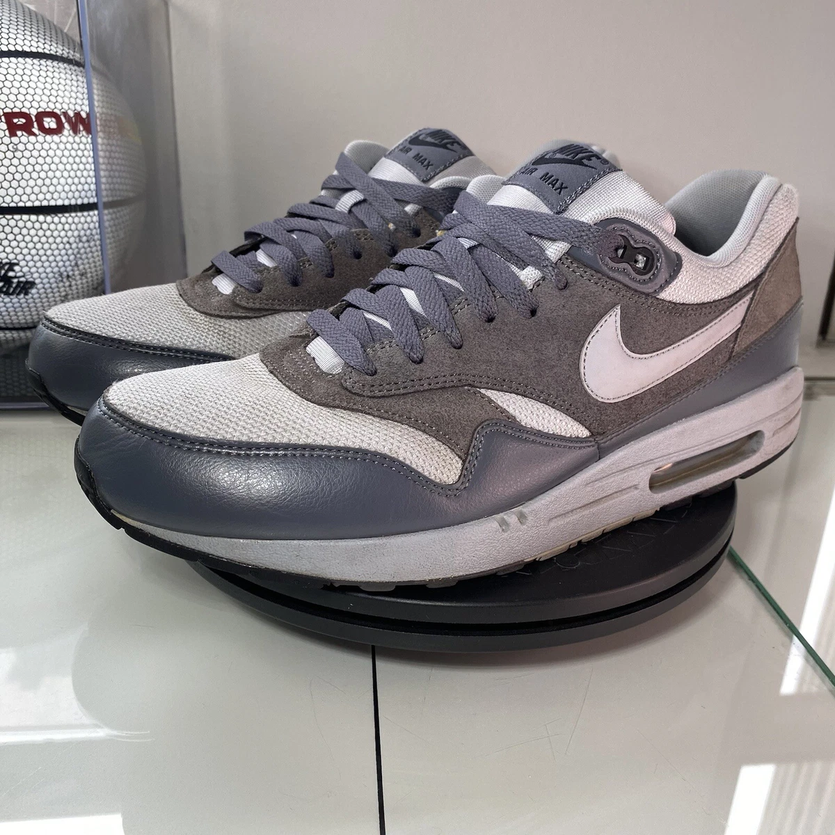 Turbulentie Versnellen Speeltoestellen Nike Air Max 1 Essential &#039;Wolf Grey&#039; - 537383 019 - Size: Mens 12  | eBay