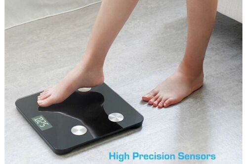 BILANCIA IN VETRO PESAPERSONE DIGITALE BLUETOOTH ELETTRONICA PORTATA 180 KG B24 - Foto 3 di 8