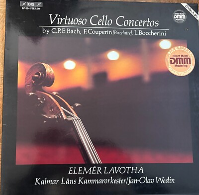 ELEMER LAVOTHA virtuoso cello concertos C.P.E BACH  COUPERIN  BOCCHERINI / BIS