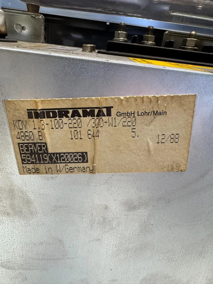 Alimentatore servo Indramat KDV 1.3-100-220/300-W1-220/380 (Ricondizionato) SS - Immagine 2 di 4