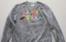 Women's Gray Care Scare Bears Halloween Sweatshirt Sweat Shirt Size XS