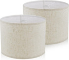 Lamp Shades Set of 2 Lamp Shades for Table/Floor Lamps Fabric Drum