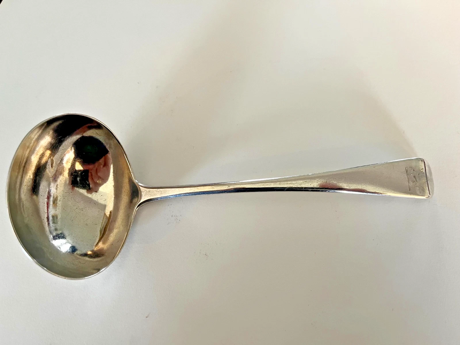 Georgian Sterling Silver Sauce Ladle – London 1796 – George Smith II – crest
Opens in a new window o