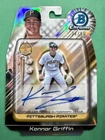 2024 Bowman Draft Baseball KONNOR GRIFFIN In Action Chrome Auto #d /99