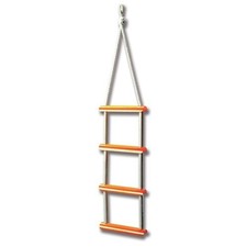 Trem 4 Step Rope Boarding Ladder 106cm Boat Rib Yacht ( Folding Easy to Store )