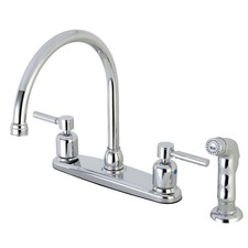 Kingston Brass FB79.DLSP Concord 1.8 GPM Standard Kitchen Faucet - Chrome