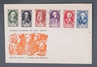 MayfairStamps France FDC 1949 18th Century Figures Combo First Day Cover aax_973