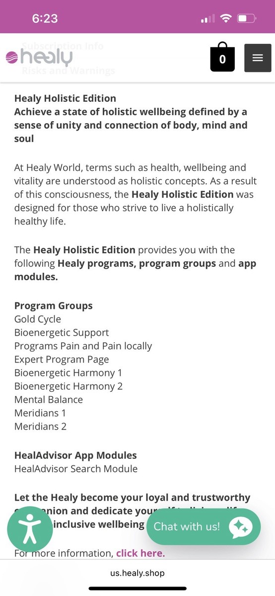 Healy Frequency Healing Device - Holistic Health Edition