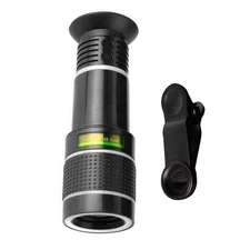 20X Zoom Universal Clip On Telephoto Lens Adjustable External Mobile Camera