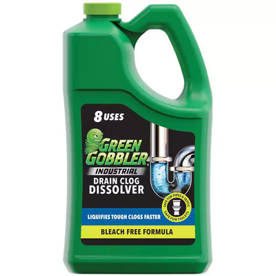 1 Gal. Industrial Strength Gel Grease and Hair Clog Remover for Toilet, Tub, Sho
