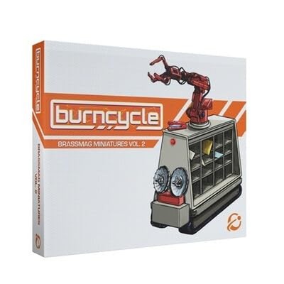 Chip Theory Games Burncycle: Bot and Guard BrassMag Figures   Premium Meta