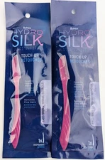 Schick Hydro Silk Touch-Up Dermaplaning/Hair Remover Tool For Face & Brows x2pc.