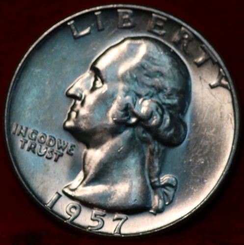 1957-D Washington Quarter — photo from another recent sale