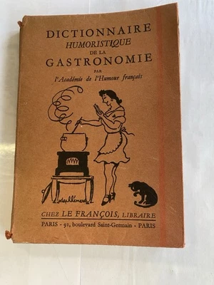 Livre ancien 1941 – Dictionnaire Humoristique de la Gastronomie – - Photo 1/4